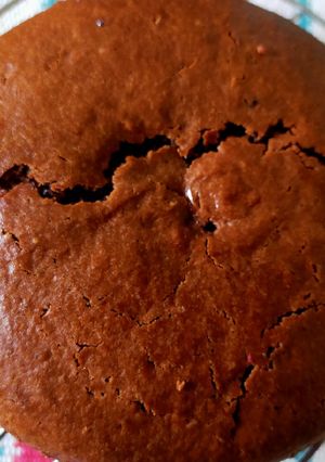 A picture of Eggless Chocolate Cake.