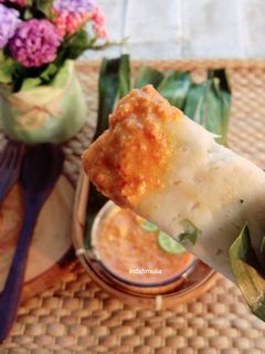 Foto resep Otak-otak tenggiri + sambal kacang