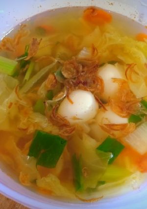 Foto resep Sayur Sop Telur Puyuh