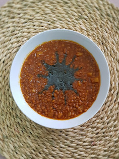 عکسی از دستور 🥣 عدسی با رب🥣