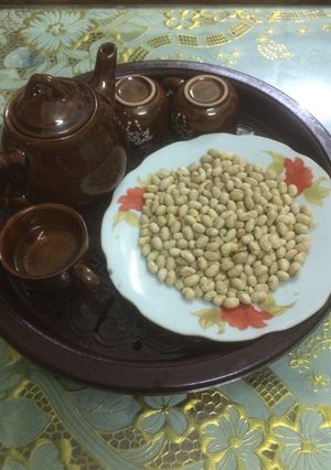 Hình của món Đậu nành rang sấy.