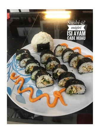 Cara Sederhana Menyiapkan Resep  Sushi &amp; onigiri ala rumahan yang Bikin Ngiler, Menggugah Selera