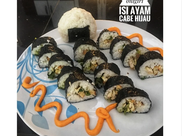 Cara Sederhana Menyiapkan Resep  Sushi &amp;amp; onigiri ala rumahan yang Bikin Ngiler, Menggugah Selera