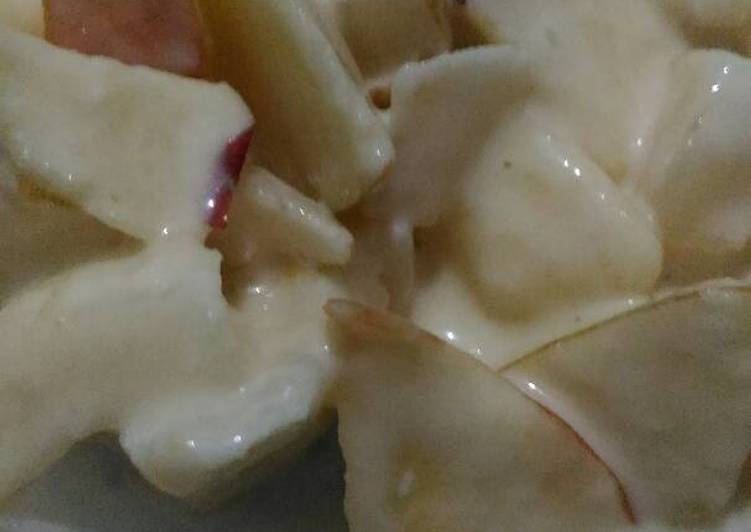 Resep Salad buah ala anak kos, Enak