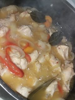 Una foto de Pollo al escabeche
