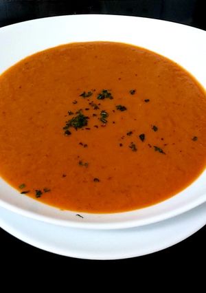 A picture of My Homemade Delicious Tomato Soup 😍😘.