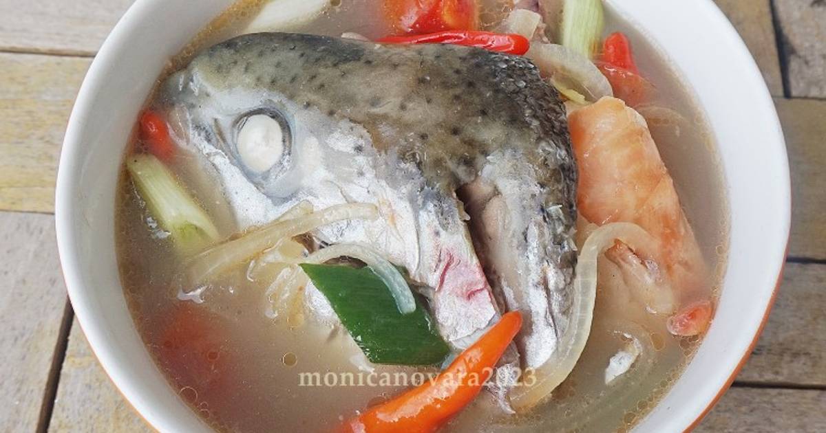 Resep Sup Kepala Salmon Salmon Head Soup Oleh Monica Novara H