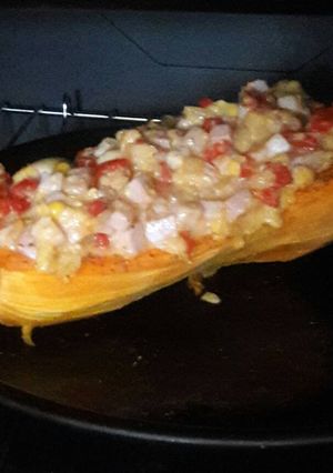 Una foto de Calabaza rellena