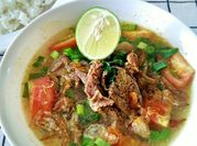 Gambar sop iga rempah