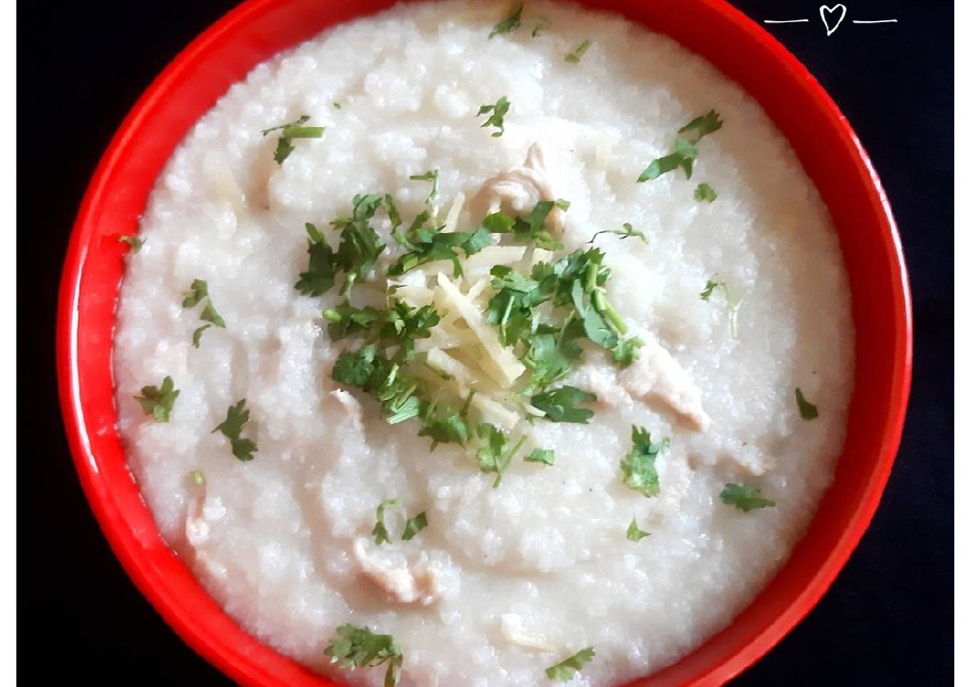 Chinese Conjee (A Healthy Rice Porridge option)