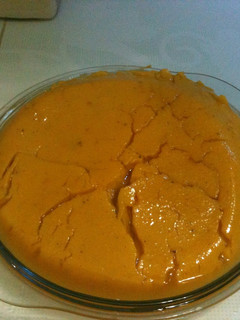 Una foto de Flan de calabaza
