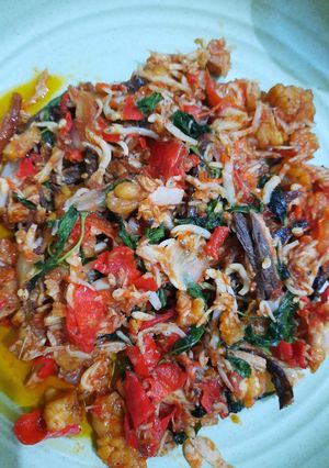 Foto resep Ikan Tongkol & Teri Balado Kemangi