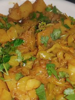 A picture of Patta gobhi ki sabji.