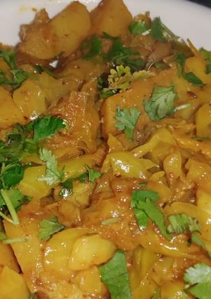 A picture of Patta gobhi ki sabji.
