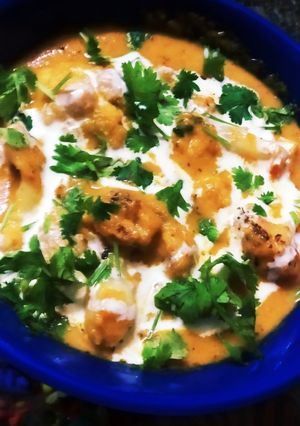 A picture of Soya Chaap Gravy.