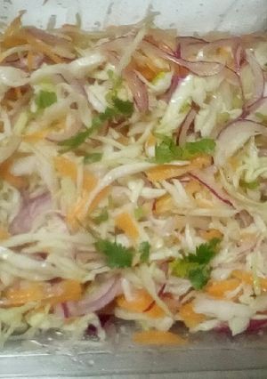 A picture of Home made salad.