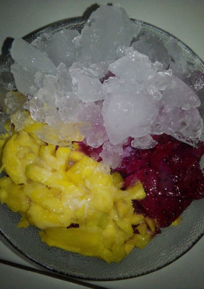 Foto resep Es buah mangga+naga