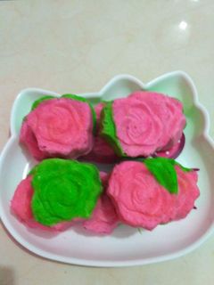 Foto resep Bolu kukus bunga