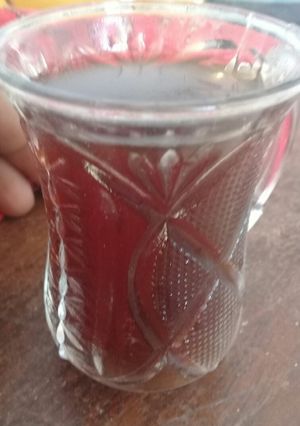 صورة لوصفة شاي خفيف بالنعناع الشايح 😁😁