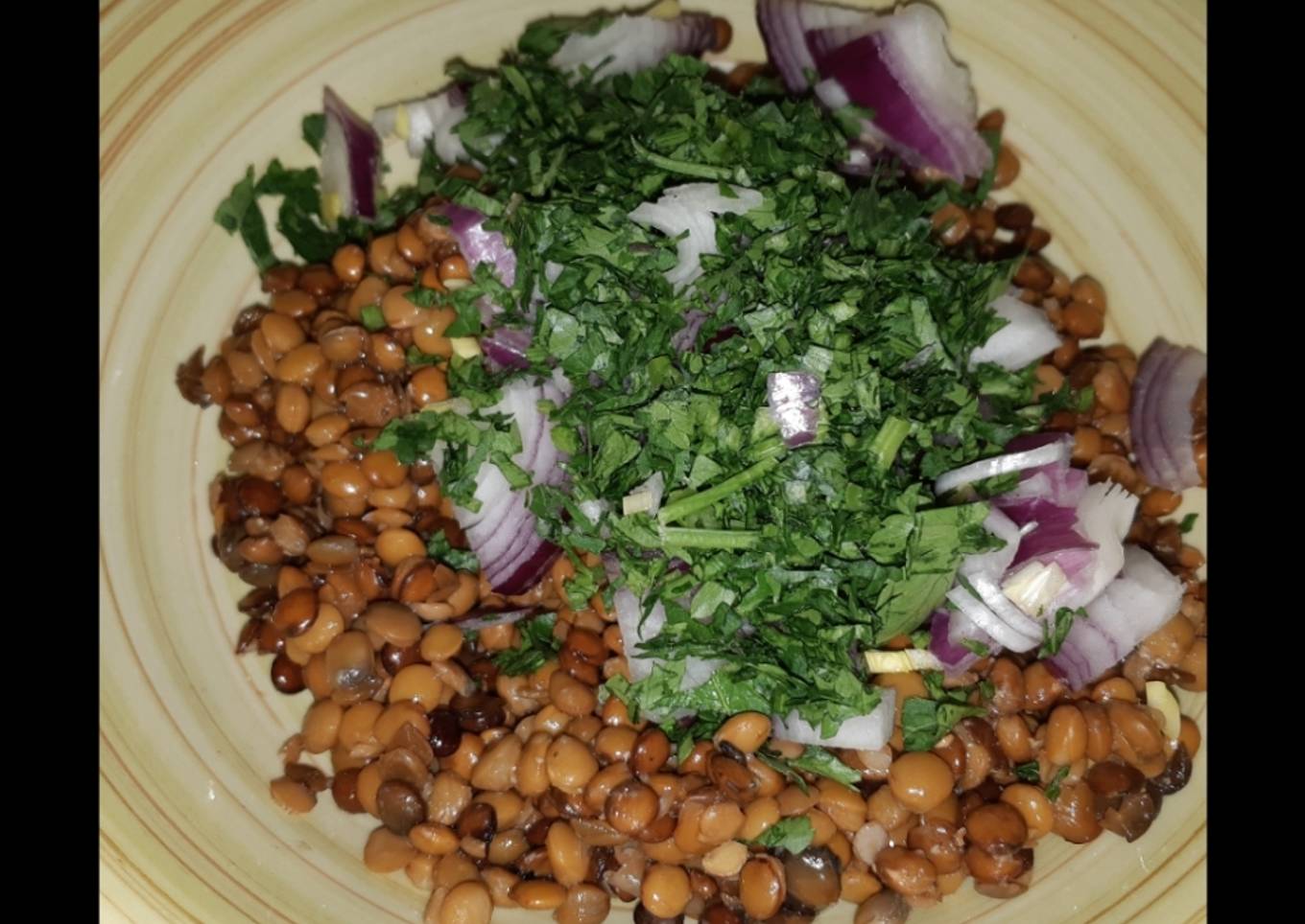 Ensalada de lentejas🥗