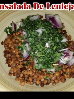 Una foto de Ensalada de lentejas🥗