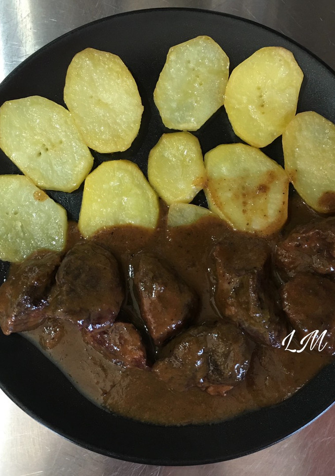 Una foto de Carrillada de salsa