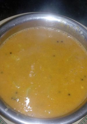 A picture of Radish sambhar.