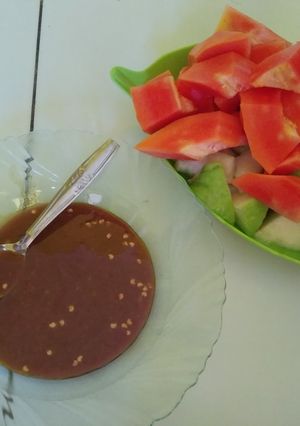 Foto resep Rujak buah segerr