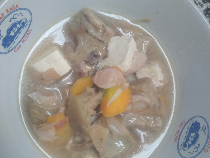 Resep Lodeh kluwih tempe semangit ala emak salsa yang Lezat Sekali