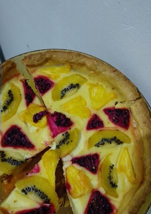 Foto resep Pie susu topping buah