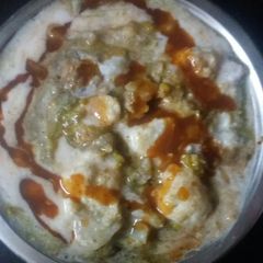 A picture of Dahi Papdi Chat.