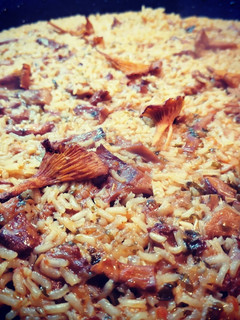 Una foto de Arroz con rosinyols