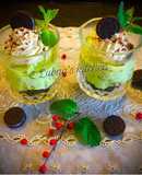 Oreos and Mint Chip Cheesecake Mousse: