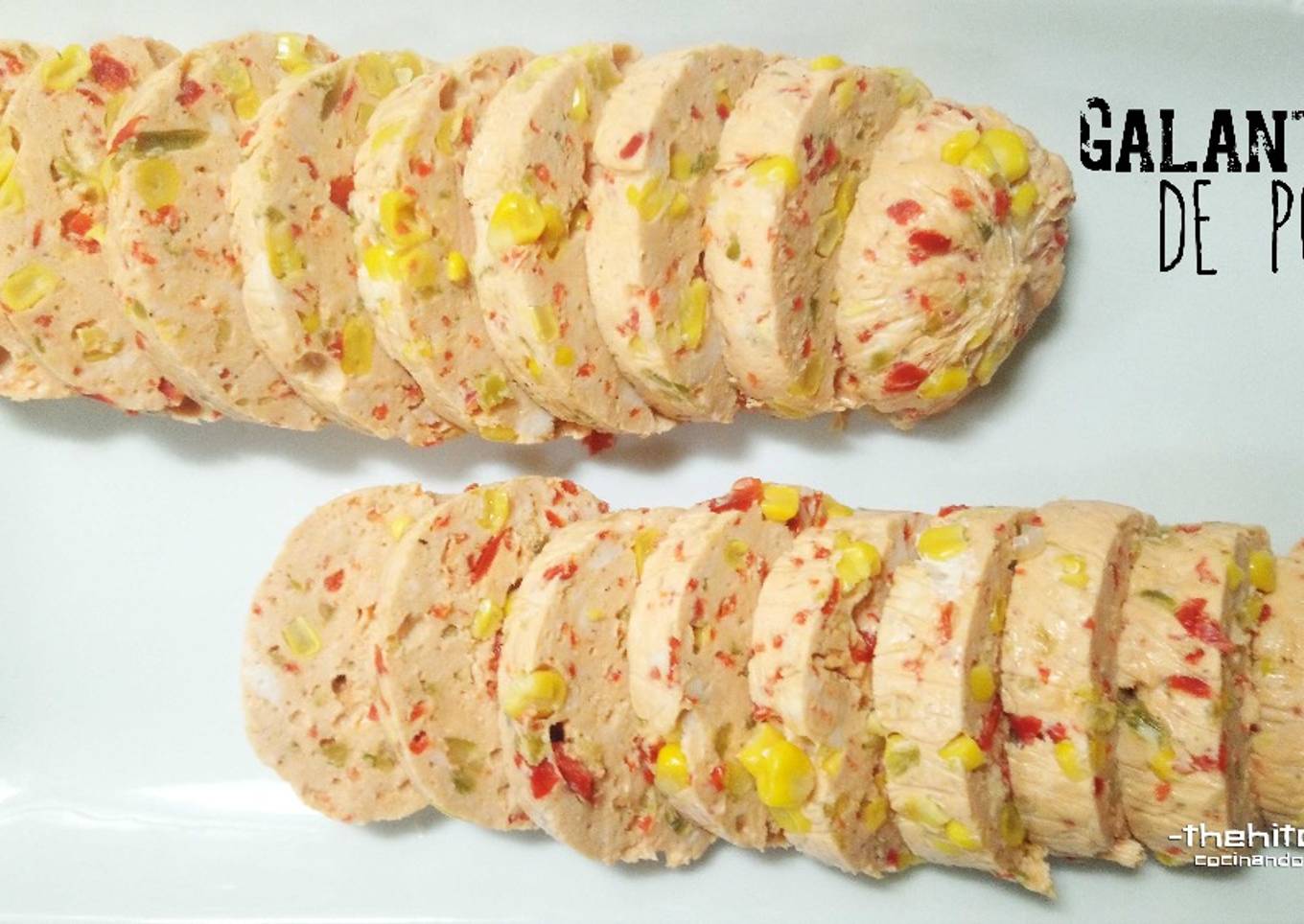 Galantina de pollo estilo polaco