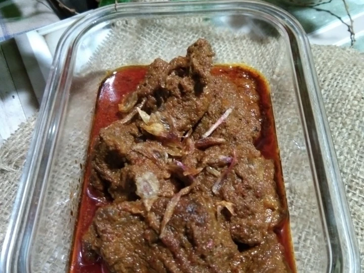 Langkah Mudah untuk Membikin Resep Rendang daging sapi yang Bikin Ngiler Anti Ribet, Lezat Sekali