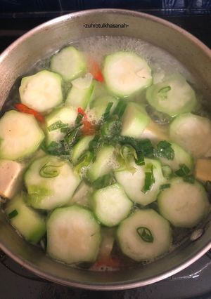Foto resep Sup Oyong Tahu