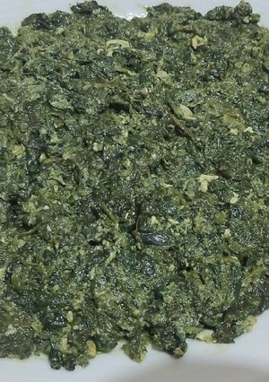 عکسی از دستور خوراک اسفناج و تخم مرغ
