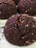 Spiced Chocolate Peanut Butter Cookies with Lentil Flour