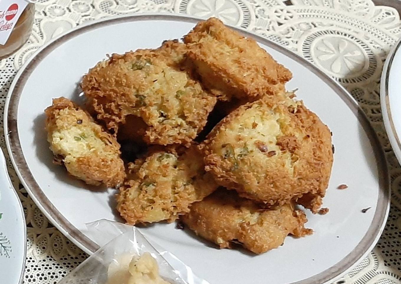 Perkedel tahu kriuk