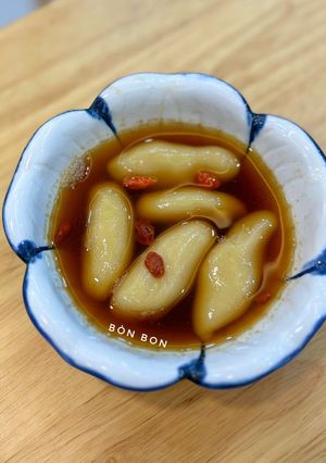 Hình của món Bánh Ngào Mật Mía.
