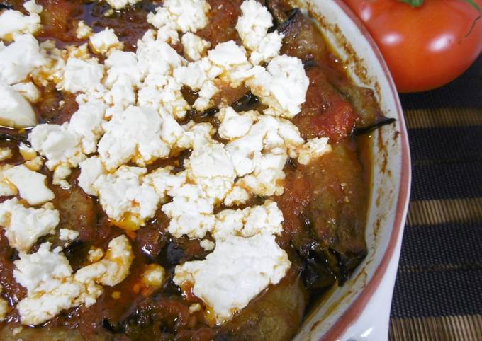 Steps to Make Award-winning Baked Aubergine &amp; Zucchini topped with Cottage Cheese Casserole