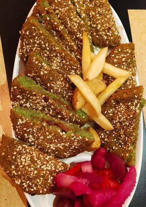 A picture of Walnut Falafels.