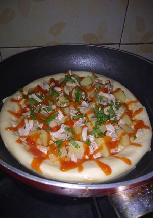 Foto resep Pizza Teflon homemade