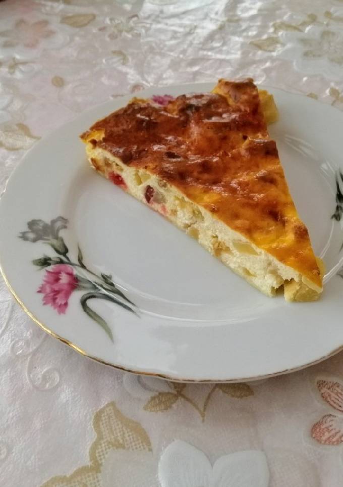 Творожная запеканка без сахара