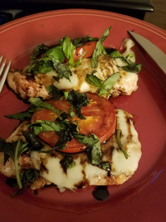 A picture of Caprese Chicken.