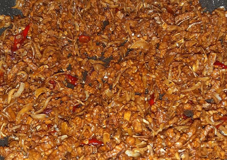 Resep Orak-arik tempe Garing kriuk-kriuk tahan lama yang Menggugah Selera