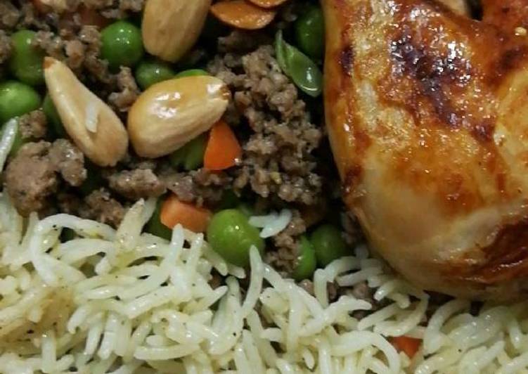 أرز مع بازيلا وجزر
