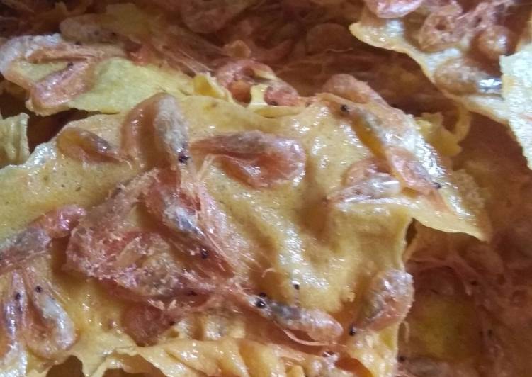 Cara membuat Rempeyek udang rebon yang nikmat Untuk Jualan