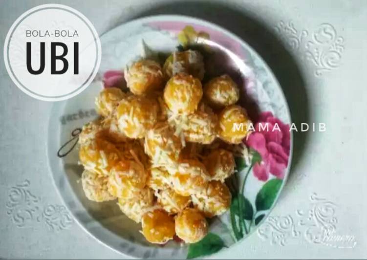 Bola-bola ubi kuning+keju