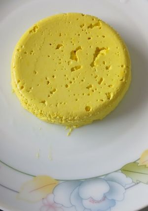 A picture of Homemade paneer.